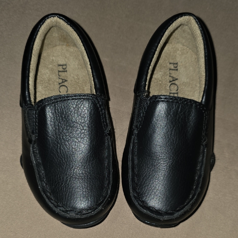 Children's Place Toddler Classic Black Dress Shoes
